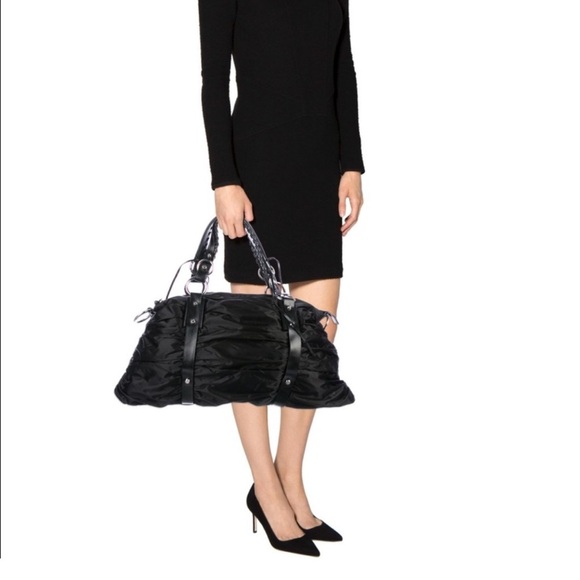 Francesco Biasia Handbags - Francesco Biasia Black Travel Bag